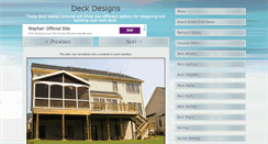 Desktop Screenshot of deckdesignspictures.com